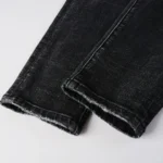 Purple Ripped Grey Black Jeans