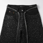Purple Black Diamonds Jeans