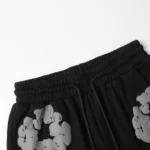 Denim Trs Black Grey Short set