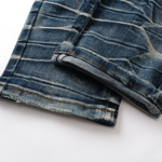 Amr Black Staggered Jeans