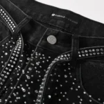 Purple Black Diamonds Jeans