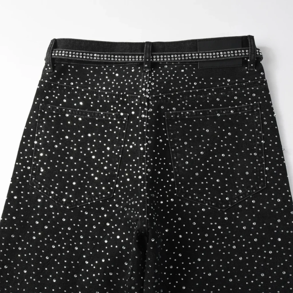 Purple Black Diamonds Jeans
