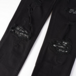 Amr Bandana Black Ripped Jeans