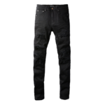 Amr Ripped Black Jeans