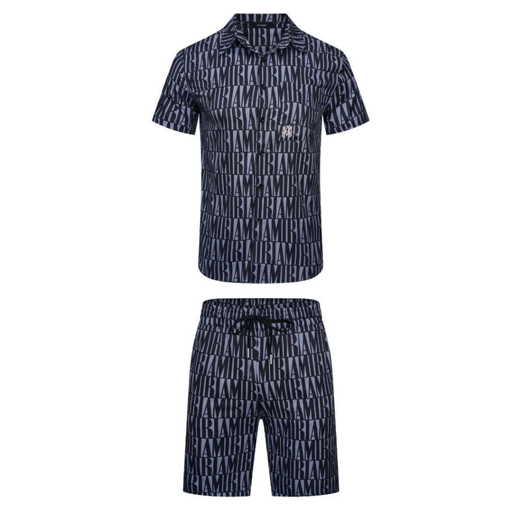 Amr Jacquard Short Set