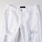 Amr White Ripped Jeans