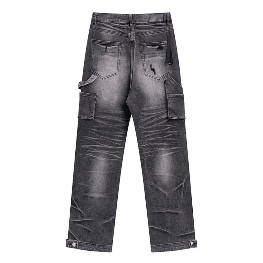 Amr Flared Black Jeans