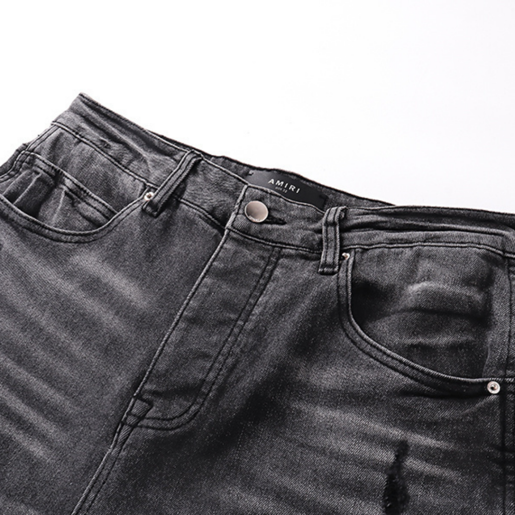 Amr Flared Black Jeans