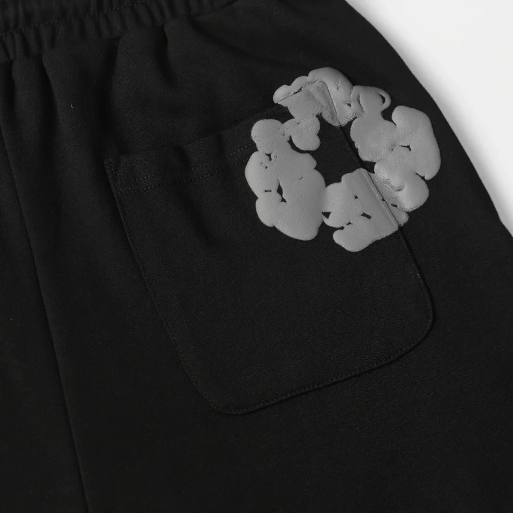 Denim Trs Black Grey Short set