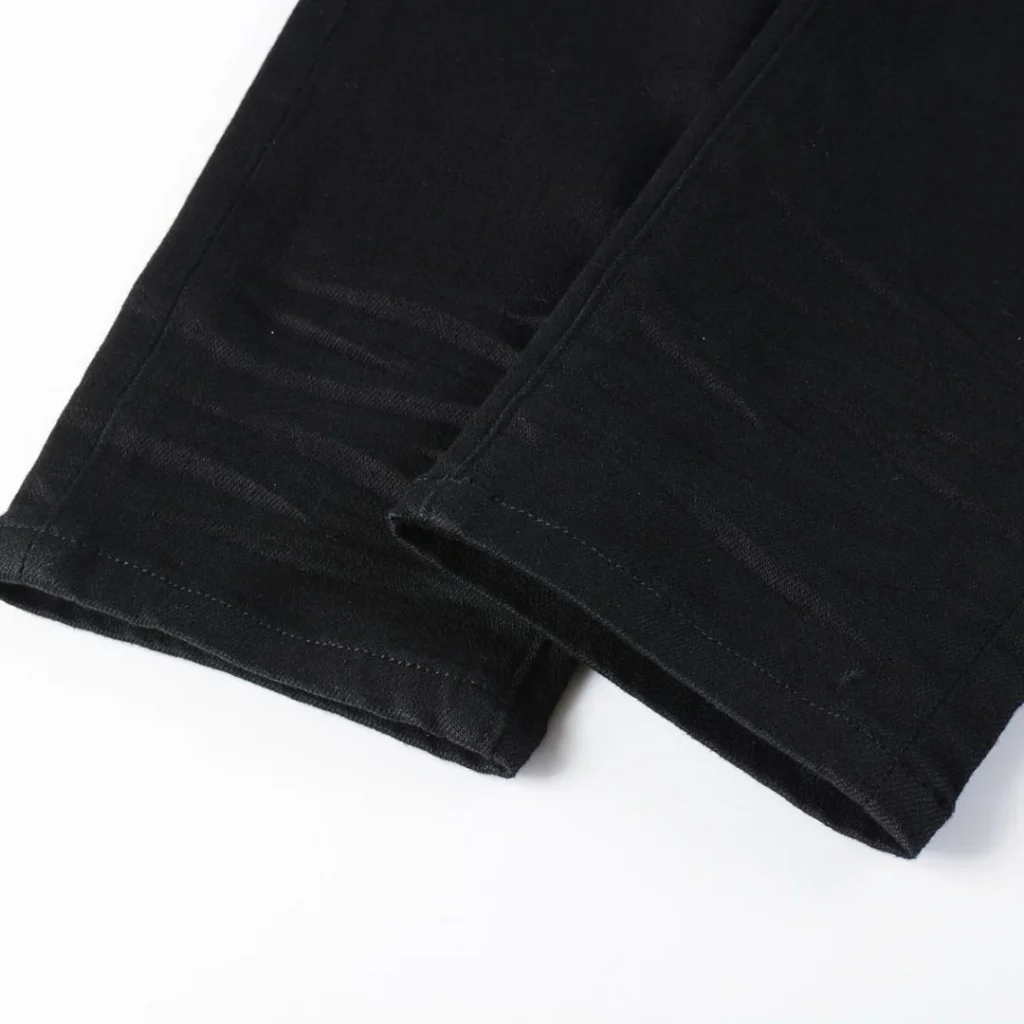 Purple Black Ripped Jeans