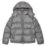 Shooters Hooded Grey Reflective Puffer
